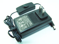 Adaptador da fonte de alimentação do interruptor da C.C. dos pinos do americano 2 para o PC das câmeras/tabuleta do CCTV