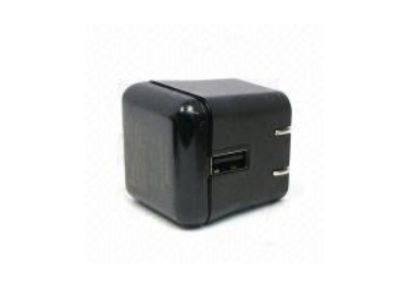 Adaptador universal de pouco peso preto 5V 10mA do poder de USB - 2.100mA