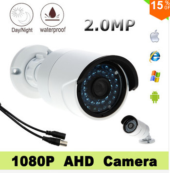 Câmera do CCTV do sensor Cmos1080P AHD de Sony IMX322, câmera impermeável da bala da segurança