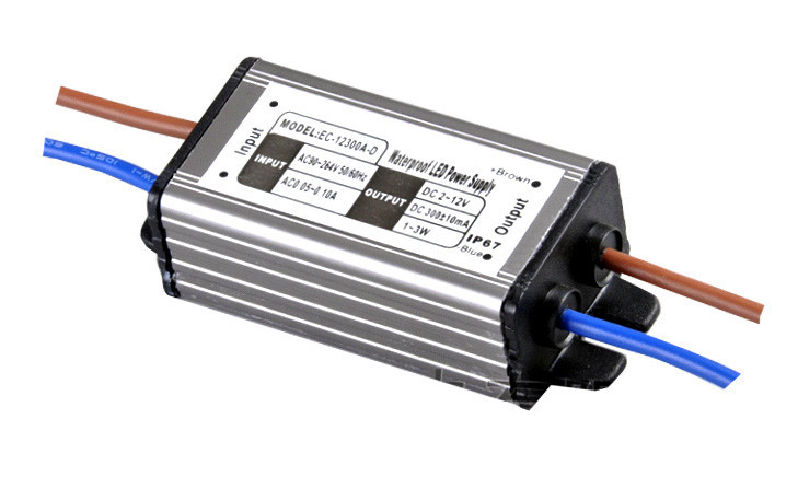 IP68 1W - fonte de alimentação constante do diodo emissor de luz da corrente 3W para a luz da lâmpada do diodo emissor de luz/diodo emissor de luz