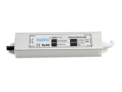 Fonte de alimentação impermeável de comutação branca 15W do diodo emissor de luz da C.C. 12V 1.25A, EPA3050B GB4943