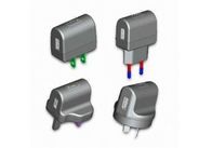 EU / nós / UK / AU metal plug-in 5v 1A Universal USB adaptador de alimentação (OCP / proteção OVP)