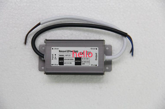 Fonte de alimentação constante 20V do diodo emissor de luz da corrente de IP68 650mA 21W - 36V C.C., fontes de alimentação de comutação