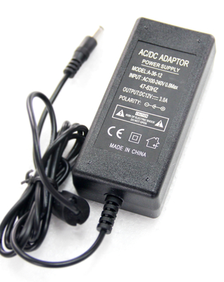 C.A. preta de 60W 60Hz 12 ao volt IP54 do adaptador 12 do poder do volt com interruptor estável
