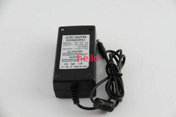 Compatibilidade electrónica do adaptador GB9254 da alimentação de DC da C.A. do diodo emissor de luz de IP54 12V 5A com proteção da sobrecarga