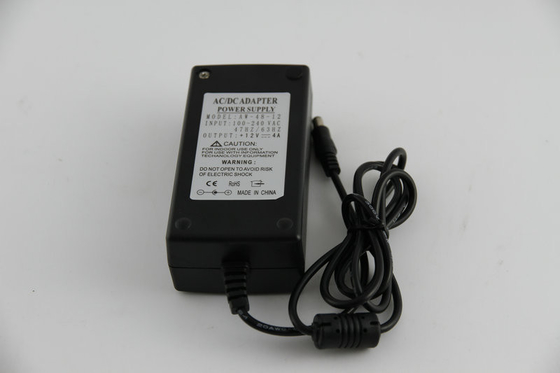 Mini 48W que comuta o adaptador 12V IP54 50Hz da alimentação de DC da C.A. para a exposição do LCD/diodo emissor de luz