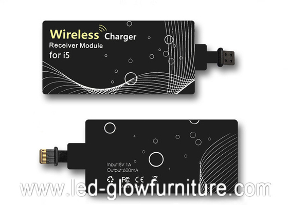 Do receptor sem fio do carregador do banco do poder de Qi dos Smartphones receptor de carregamento do adaptador