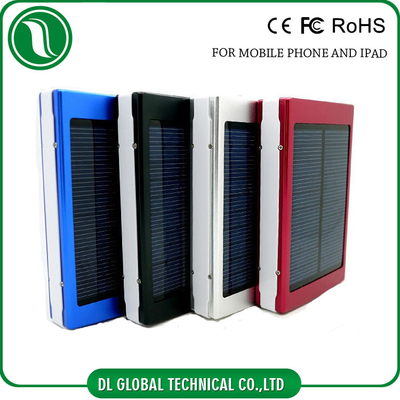 Banco móvel da bateria do banco vermelho branco azul do poder do painel solar do poder superior