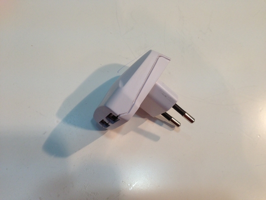 2.1A brancos Dual a tomada do Eu do carregador do adaptador da alimentação CA do carregador da parede do Usb, 100 - 240v