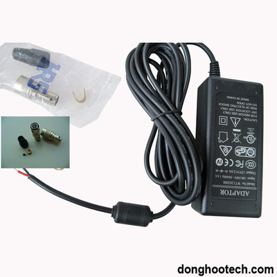 C.C. preta/cinzenta 6pin Hr10A-7p-6s do adaptador 12V da fonte de alimentação da câmera do interruptor (73)