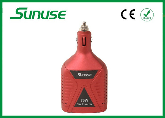 C.C. do inversor 12v do poder do carro da eficiência elevada 75w a C.A. 220v com a tomada do isqueiro do cigarro