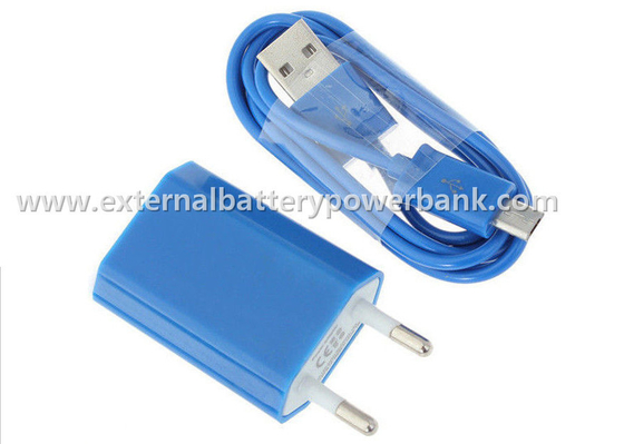 A UE universal colorida do carregador do curso do carregador 5V 1A USB da parede obstrui para Samsung/iPhone