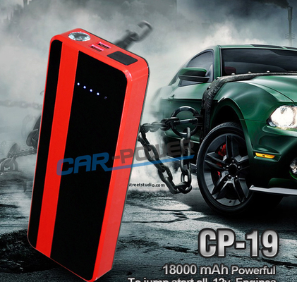 acionador de partida diesel do salto do carro da central eléctrica do acionador de partida do salto de 12V 18000mAh