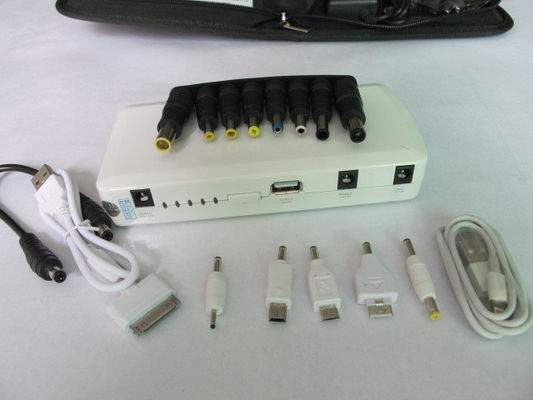 banco do poder de 5V 9V 12V, fonte de alimentação 12000MAH móvel portátil