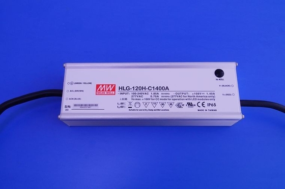 Fonte de alimentação impermeável do diodo emissor de luz de Constant Current do motorista de 120W Meanwell com caso de alumínio