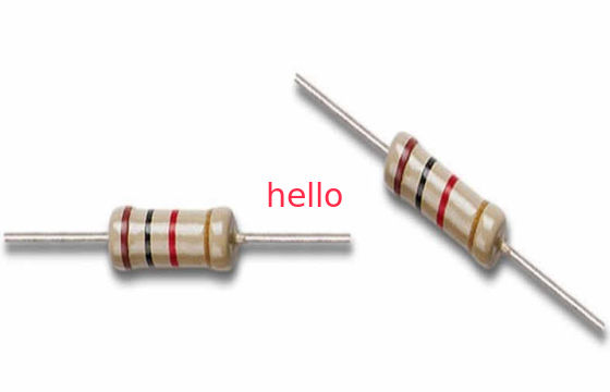 Filme do carbono do poder superior 6W resistor E24 de 330 ohms para fontes de alimentação