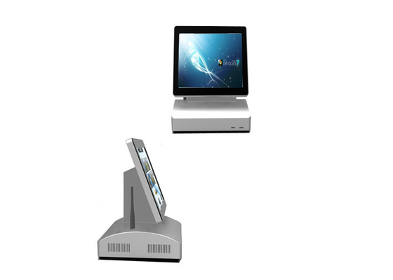 Quiosque de informação interativo da tela de toque, quiosque da foto do serviço do auto do Desktop