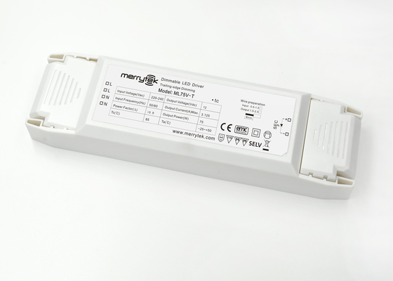 Motorista constante do diodo emissor de luz de Dimmable da tensão do poder superior 12V que cintila não