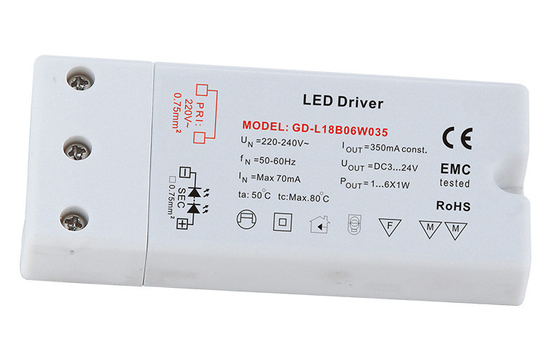 Motoristas constantes do diodo emissor de luz da tensão, 12W, 12V ou 24V