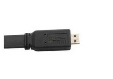 Preto de alta velocidade HDMI-HDMI do cabo de transferência de USB com alta resolução