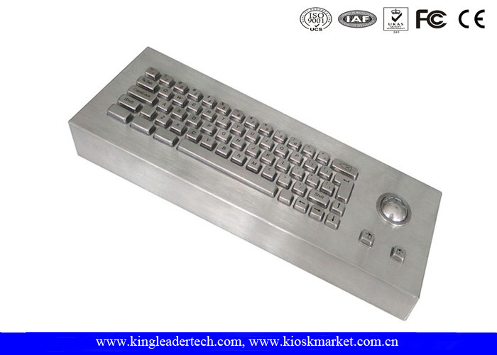 Do teclado Dustproof mecânico do metal de 63 Desktop industrial chaves